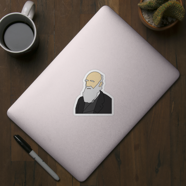 Charles Darwin Illustration by ThingRubyDoes